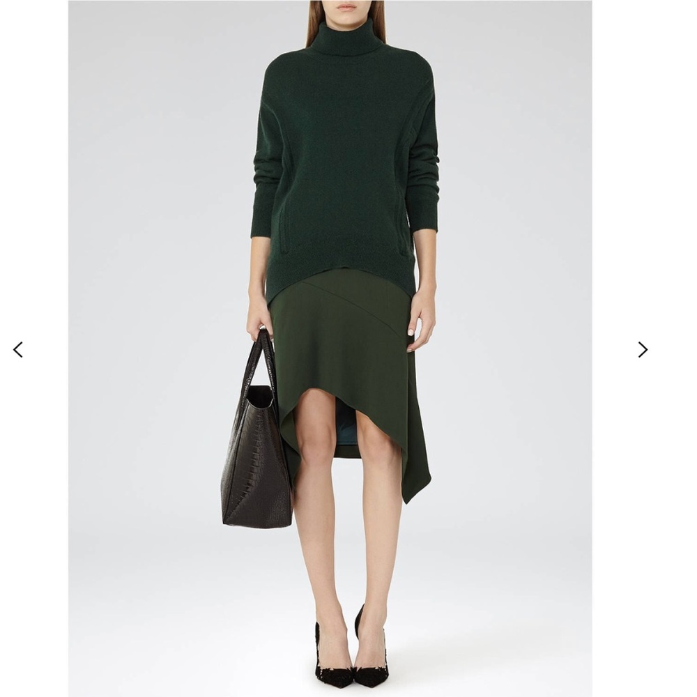 Reiss Autumn Green Skirt